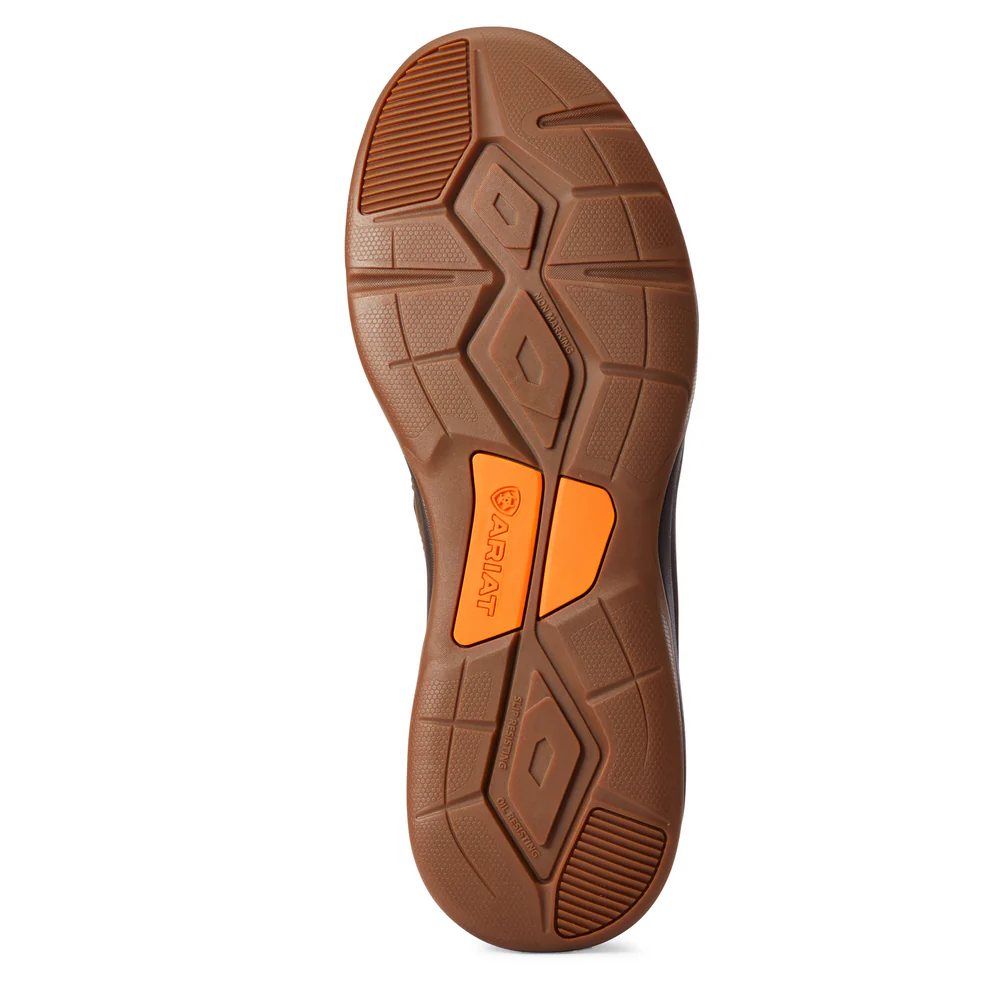 WORKING MILE COMPOSITE SAFETY TOE SHOE - 200-Brown | Ariat 10034151 - Image 4
