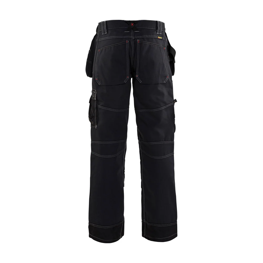 X1600 WORK PANTS - 9900-Black | Blaklader 16001380 - Image 2