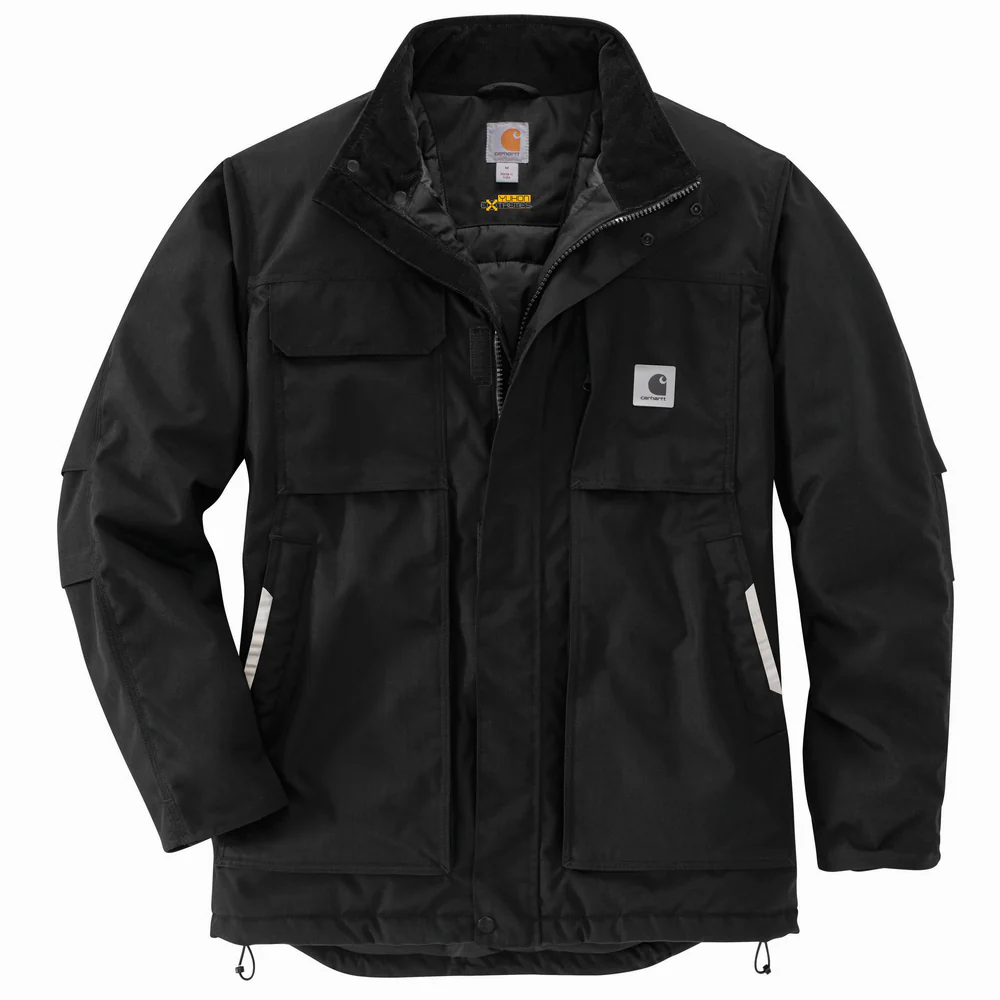 Yukon Extremes® Loose Fit Insulated Coat - N04-Black | Carhartt 104460